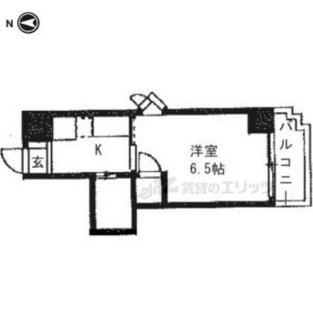 エルベコート枚方上之町の物件間取画像